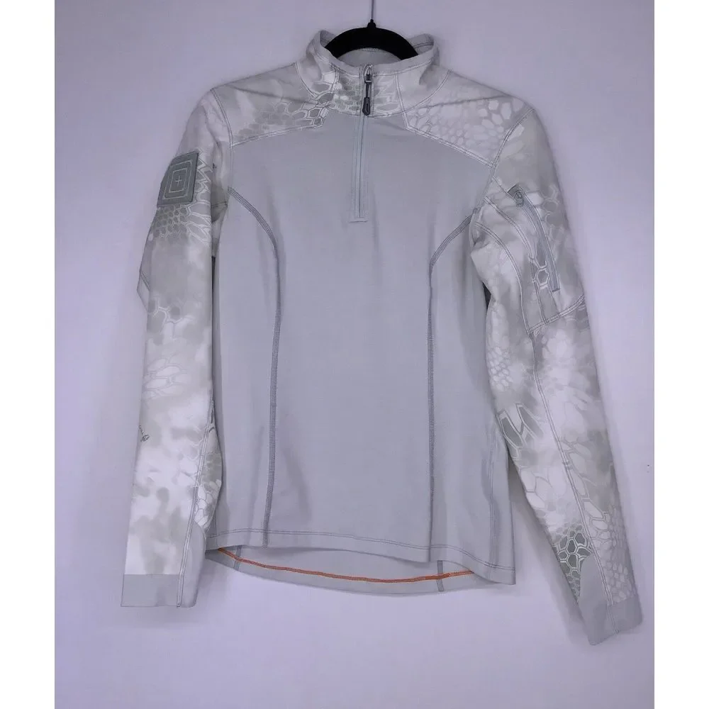 511 Tactical Jacket Gray Kryptek Rapid Pockets‎ 1/4 Zip  Women's Size Small